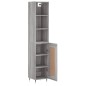 vidaXL Highboard Grau Sonoma 34,5x34x180 cm Holzwerkstoff vidaXL Highboard Grau Sonoma 34,5x34x180 cm Holzwerkstoff