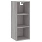 vidaXL Highboard Grau Sonoma 34,5x34x180 cm Holzwerkstoff vidaXL Highboard Grau Sonoma 34,5x34x180 cm Holzwerkstoff