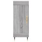 vidaXL Highboard Grau Sonoma 34,5x34x180 cm Holzwerkstoff vidaXL Highboard Grau Sonoma 34,5x34x180 cm Holzwerkstoff
