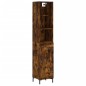vidaXL Highboard Räuchereiche 34,5x34x180 cm Holzwerkstoff vidaXL Highboard Räuchereiche 34,5x34x180 cm Holzwerkstoff