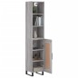 vidaXL Highboard Grau Sonoma 34,5x34x180 cm Holzwerkstoff vidaXL Highboard Grau Sonoma 34,5x34x180 cm Holzwerkstoff