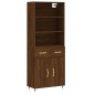vidaXL Highboard Braun Eichen-Optik 69,5x34x180 cm Holzwerkstoff vidaXL Highboard Braun Eichen-Optik 69,5x34x180 cm Holzwerkstoff