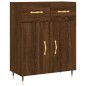 vidaXL Highboard Braun Eichen-Optik 69,5x34x180 cm Holzwerkstoff vidaXL Highboard Braun Eichen-Optik 69,5x34x180 cm Holzwerkstoff