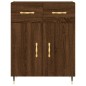 vidaXL Highboard Braun Eichen-Optik 69,5x34x180 cm Holzwerkstoff vidaXL Highboard Braun Eichen-Optik 69,5x34x180 cm Holzwerkstoff