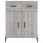 vidaXL Highboard Grau Sonoma 69,5x34x180 cm Holzwerkstoff vidaXL Highboard Grau Sonoma 69,5x34x180 cm Holzwerkstoff