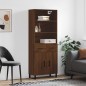 vidaXL Highboard Braun Eichen-Optik 69,5x34x180 cm Holzwerkstoff vidaXL Highboard Braun Eichen-Optik 69,5x34x180 cm Holzwerkstoff