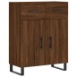 vidaXL Highboard Braun Eichen-Optik 69,5x34x180 cm Holzwerkstoff vidaXL Highboard Braun Eichen-Optik 69,5x34x180 cm Holzwerkstoff