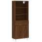 vidaXL Highboard Braun Eichen-Optik 69,5x34x180 cm Holzwerkstoff vidaXL Highboard Braun Eichen-Optik 69,5x34x180 cm Holzwerkstoff