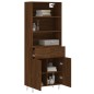 vidaXL Highboard Braun Eichen-Optik 69,5x34x180 cm Holzwerkstoff vidaXL Highboard Braun Eichen-Optik 69,5x34x180 cm Holzwerkstoff