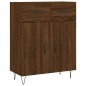 vidaXL Highboard Braun Eichen-Optik 69,5x34x180 cm Holzwerkstoff vidaXL Highboard Braun Eichen-Optik 69,5x34x180 cm Holzwerkstoff