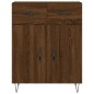 vidaXL Highboard Braun Eichen-Optik 69,5x34x180 cm Holzwerkstoff vidaXL Highboard Braun Eichen-Optik 69,5x34x180 cm Holzwerkstoff
