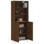 vidaXL Highboard Braun Eichen-Optik 69,5x34x180 cm Holzwerkstoff vidaXL Highboard Braun Eichen-Optik 69,5x34x180 cm Holzwerkstoff