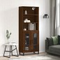 vidaXL Highboard Braun Eichen-Optik 69,5x34x180 cm Holzwerkstoff vidaXL Highboard Braun Eichen-Optik 69,5x34x180 cm Holzwerkstoff
