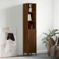 vidaXL Highboard Braun Eichen-Optik 34,5x34x180 cm Holzwerkstoff vidaXL Highboard Braun Eichen-Optik 34,5x34x180 cm Holzwerkstoff