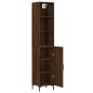 vidaXL Highboard Braun Eichen-Optik 34,5x34x180 cm Holzwerkstoff vidaXL Highboard Braun Eichen-Optik 34,5x34x180 cm Holzwerkstoff