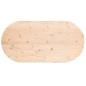 Tischplatte 110x55x2,5 cm Massivholz Kiefer Oval Tischplatte 110x55x2,5 cm Massivholz Kiefer Oval