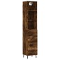 vidaXL Highboard Räuchereiche 34,5x34x180 cm Holzwerkstoff vidaXL Highboard Räuchereiche 34,5x34x180 cm Holzwerkstoff