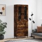 vidaXL Highboard Räuchereiche 69,5x34x180 cm Holzwerkstoff vidaXL Highboard Räuchereiche 69,5x34x180 cm Holzwerkstoff