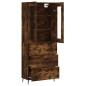vidaXL Highboard Räuchereiche 69,5x34x180 cm Holzwerkstoff vidaXL Highboard Räuchereiche 69,5x34x180 cm Holzwerkstoff