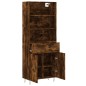 vidaXL Highboard Räuchereiche 69,5x34x180 cm Holzwerkstoff vidaXL Highboard Räuchereiche 69,5x34x180 cm Holzwerkstoff
