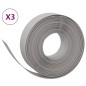 vidaXL Rasenkanten 3 Stk. Grau 10 m 15 cm Polyethylen vidaXL Rasenkanten 3 Stk. Grau 10 m 15 cm Polyethylen