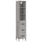 vidaXL Highboard Grau Sonoma 34,5x34x180 cm Holzwerkstoff vidaXL Highboard Grau Sonoma 34,5x34x180 cm Holzwerkstoff