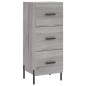 vidaXL Highboard Grau Sonoma 34,5x34x180 cm Holzwerkstoff vidaXL Highboard Grau Sonoma 34,5x34x180 cm Holzwerkstoff