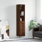 vidaXL Highboard Braun Eichen-Optik 34,5x34x180 cm Holzwerkstoff vidaXL Highboard Braun Eichen-Optik 34,5x34x180 cm Holzwerkstoff