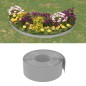 vidaXL Rasenkanten 5 Stk. Grau 10 m 20 cm Polyethylen vidaXL Rasenkanten 5 Stk. Grau 10 m 20 cm Polyethylen