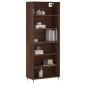 vidaXL Highboard Braun Eichen-Optik 69,5x32,5x180 cm Holzwerkstoff vidaXL Highboard Braun Eichen-Optik 69,5x32,5x180 cm Holzwerkstoff