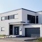 vidaXL Haustür Anthrazit 110x210 cm Aluminium und PVC vidaXL Haustür Anthrazit 110x210 cm Aluminium und PVC