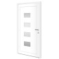 vidaXL Haustür Anthrazit 110x210 cm Aluminium und PVC vidaXL Haustür Anthrazit 110x210 cm Aluminium und PVC