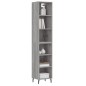 vidaXL Highboard Grau Sonoma 34,5x32,5x180 cm Holzwerkstoff vidaXL Highboard Grau Sonoma 34,5x32,5x180 cm Holzwerkstoff