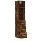 vidaXL Highboard Räuchereiche 34,5x34x180 cm Holzwerkstoff vidaXL Highboard Räuchereiche 34,5x34x180 cm Holzwerkstoff