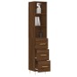 vidaXL Highboard Braun Eichen-Optik 34,5x34x180 cm Holzwerkstoff vidaXL Highboard Braun Eichen-Optik 34,5x34x180 cm Holzwerkstoff