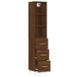 vidaXL Highboard Braun Eichen-Optik 34,5x34x180 cm Holzwerkstoff vidaXL Highboard Braun Eichen-Optik 34,5x34x180 cm Holzwerkstoff