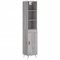 vidaXL Highboard Grau Sonoma 34,5x34x180 cm Holzwerkstoff vidaXL Highboard Grau Sonoma 34,5x34x180 cm Holzwerkstoff