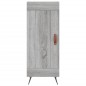 vidaXL Highboard Grau Sonoma 34,5x34x180 cm Holzwerkstoff vidaXL Highboard Grau Sonoma 34,5x34x180 cm Holzwerkstoff