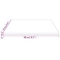 vidaXL Tischplatte Weiß 90x90x2,5 cm Massivholz Kiefer Quadratisch vidaXL Tischplatte Weiß 90x90x2,5 cm Massivholz Kiefer Quadratisch