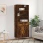 vidaXL Highboard Räuchereiche 69,5x34x180 cm Holzwerkstoff vidaXL Highboard Räuchereiche 69,5x34x180 cm Holzwerkstoff