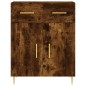 vidaXL Highboard Räuchereiche 69,5x34x180 cm Holzwerkstoff vidaXL Highboard Räuchereiche 69,5x34x180 cm Holzwerkstoff