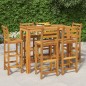 vidaXL 7-tlg. Gartenbar-Set Massivholz Akazie vidaXL 7-tlg. Gartenbar-Set Massivholz Akazie
