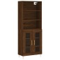 vidaXL Highboard Braun Eichen-Optik 69,5x34x180 cm Holzwerkstoff vidaXL Highboard Braun Eichen-Optik 69,5x34x180 cm Holzwerkstoff