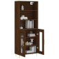 vidaXL Highboard Braun Eichen-Optik 69,5x34x180 cm Holzwerkstoff vidaXL Highboard Braun Eichen-Optik 69,5x34x180 cm Holzwerkstoff