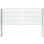 vidaXL Zaunpfosten 10 Stk. Silbern 140 cm Verzinkter Stahl vidaXL Zaunpfosten 10 Stk. Silbern 140 cm Verzinkter Stahl