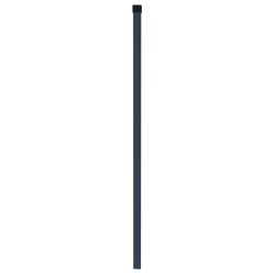 vidaXL Zaunpfosten 10 Stk. Grau 150 cm Verzinkter Stahl