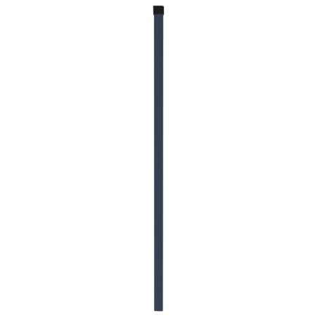 vidaXL Zaunpfosten 10 Stk. Grau 150 cm Verzinkter Stahl
