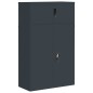 vidaXL Aktenschrank Anthrazit 90x40x145 cm Stahl vidaXL Aktenschrank Anthrazit 90x40x145 cm Stahl
