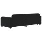 vidaXL Tagesbett Ausziehbar mit Schubladen Schwarz 80x200 cm Samt vidaXL Tagesbett Ausziehbar mit Schubladen Schwarz 80x200 cm Samt