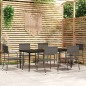 vidaXL 7-tlg. Garten-Essgruppe Grau vidaXL 7-tlg. Garten-Essgruppe Grau
